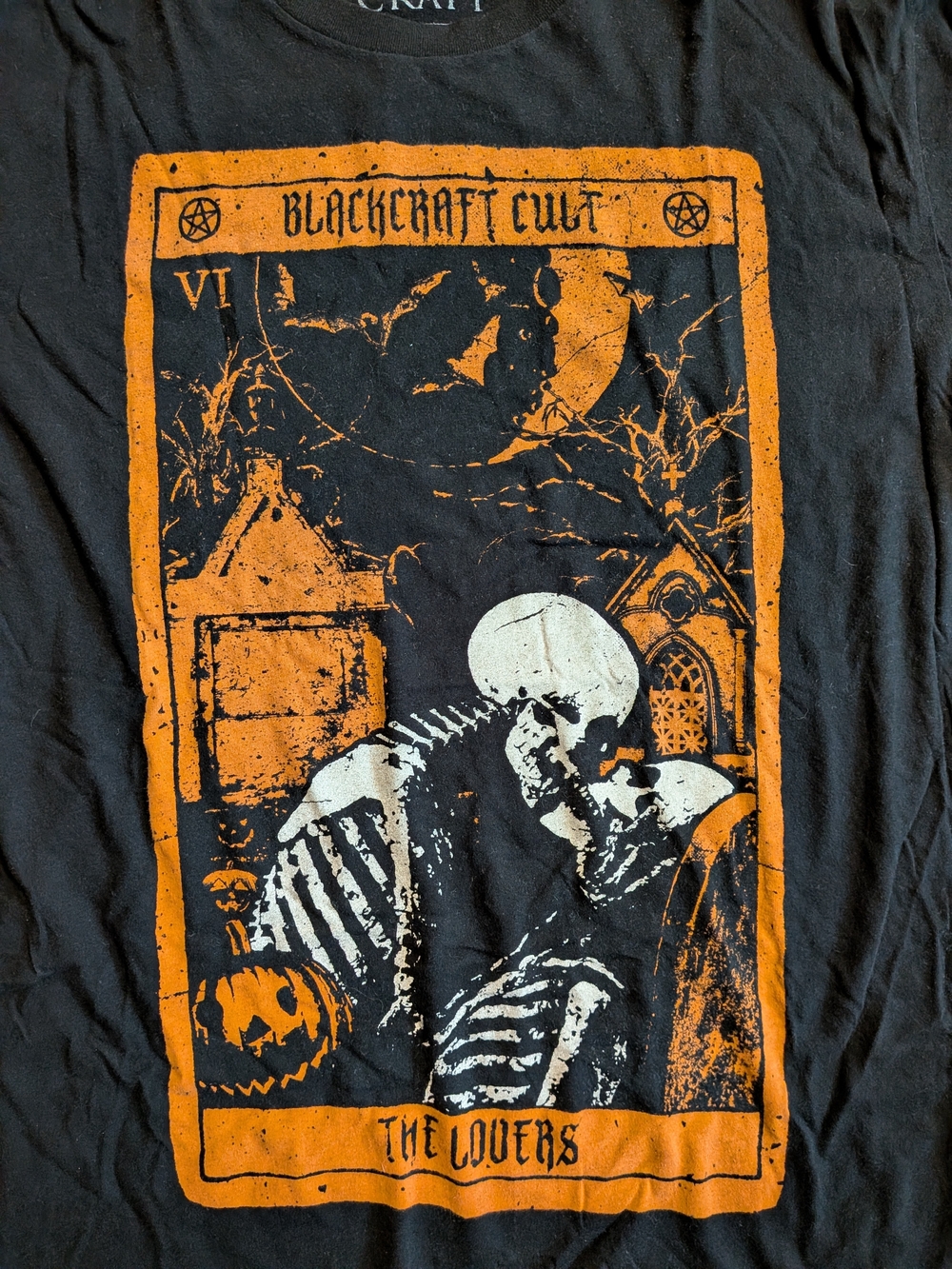 Blackcraft Cult The Lovers Tarot Card Tee Shirt